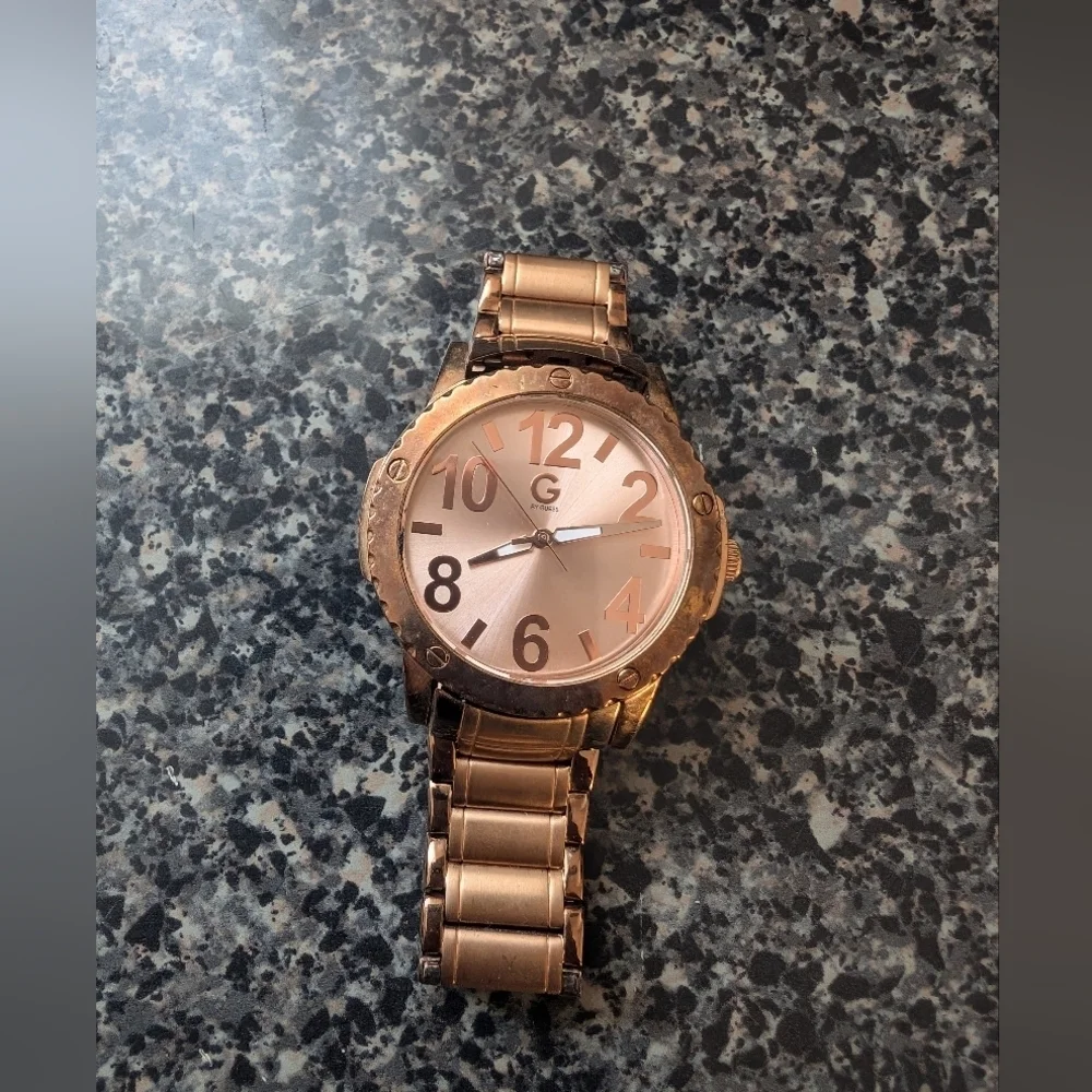 Guess Rose Gold Watch with Rose Gold Dial